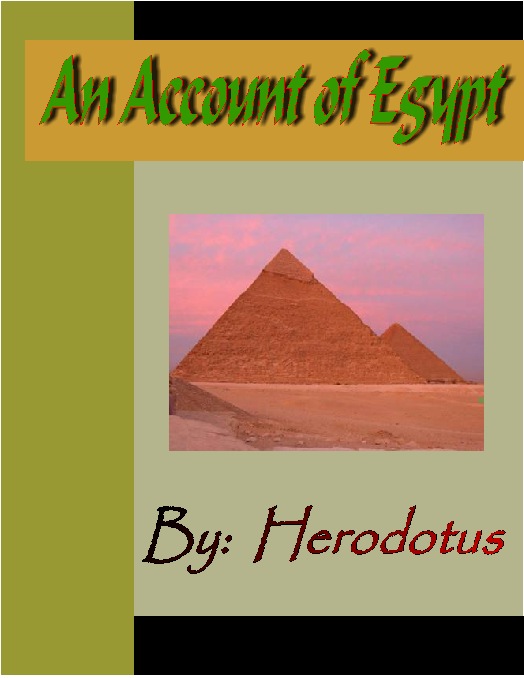 Cover image for An Account of Egypt